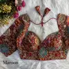 Tew Heavy Pure Crepe Heavy Embroidery Work Blouses Wholesale In India